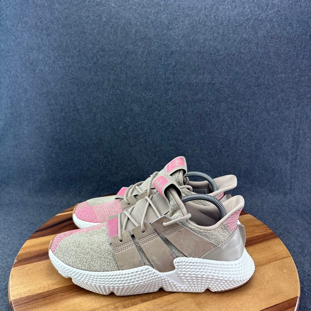 Adidas Men's Prophere Running Shoes CQ2128 Trace Khaki/Pink/White Size 9 - Picture 6 of 11